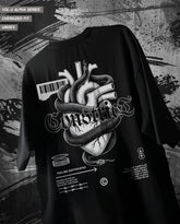 Heart Less Oversized Graphic Tee